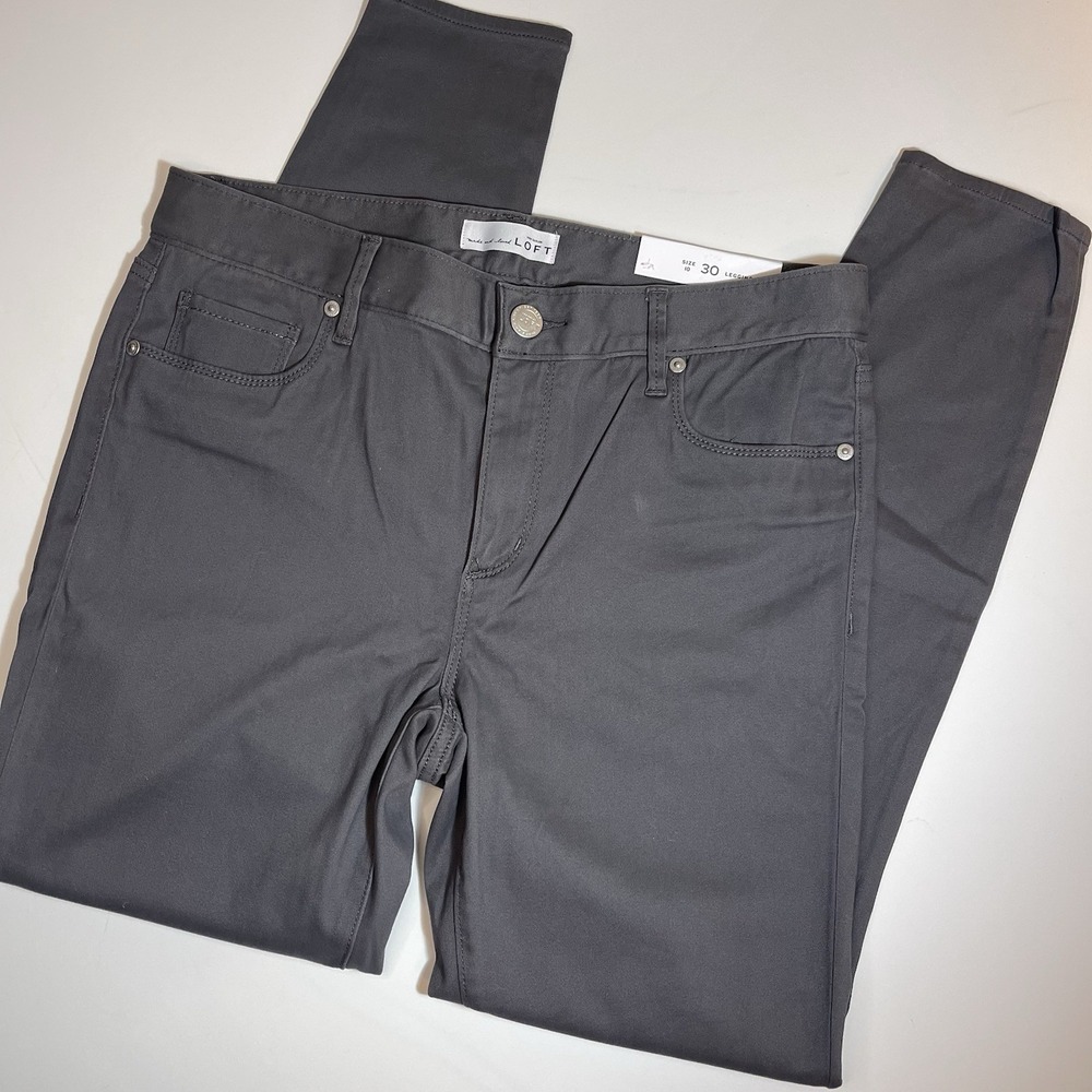 Loft NEW‎ WITH TAG gray Legging Skinny Jean 30 MSRP 69.50